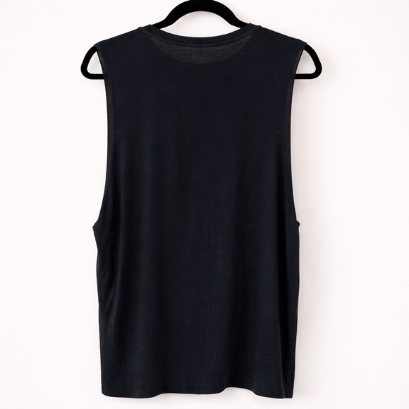 JOAH BROWN Modal Muscle Tank Black Oversized | Size M/L | Soft Stretch - Picture 2 of 5